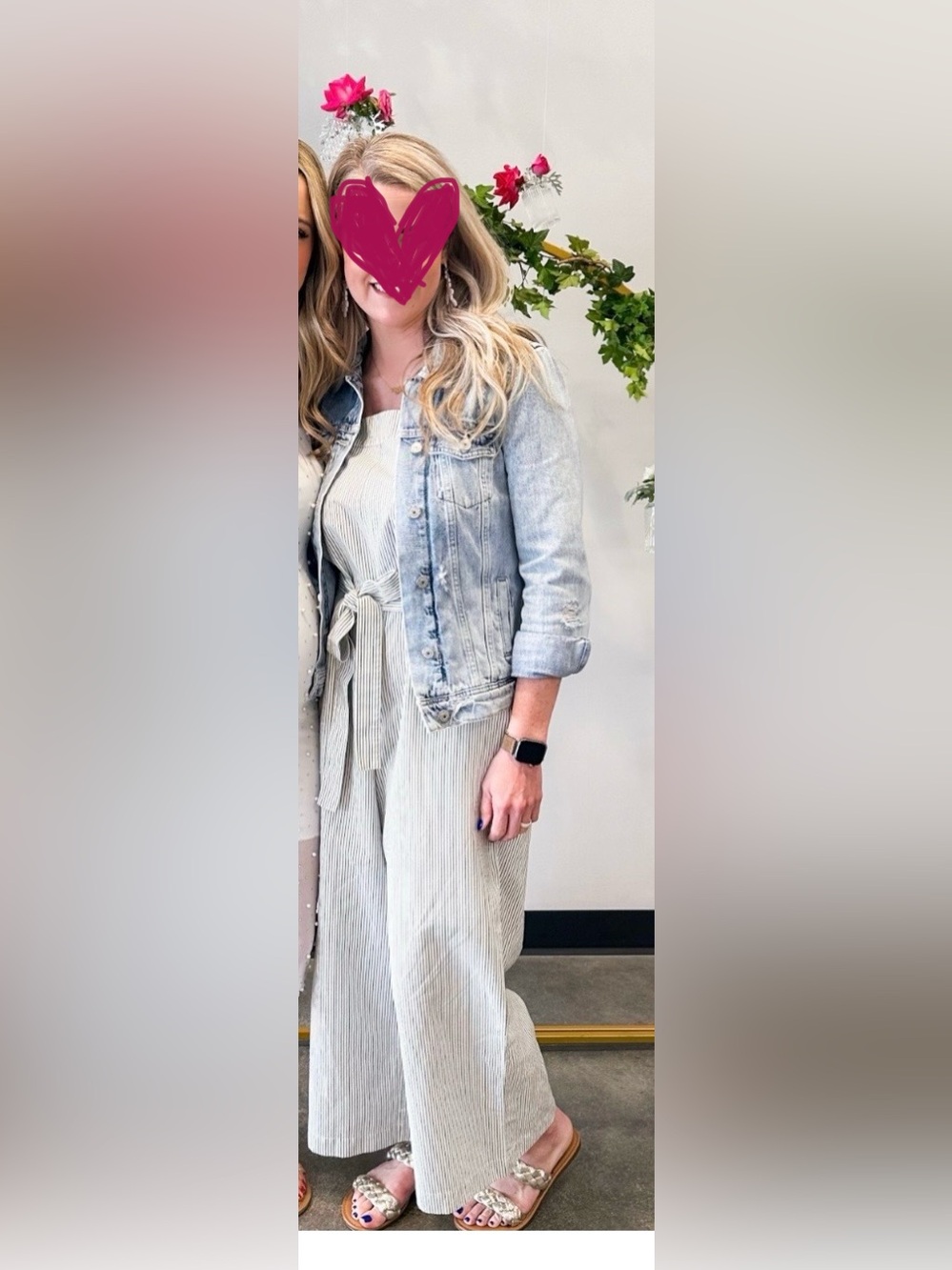 INIQLO Striped Belted Jumper